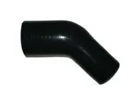 45° Grad Silikonschlauch Reduzierung schwarz