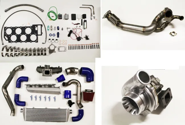Golf 2 VR6 Turbokit komplett GT30 oder GT35 bis 400PS, einbaufertig, plug and play