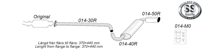 Simons Edelstahl Sportauspuff für Mazda MX-5, Miata Coupe & Cabrio ab 92