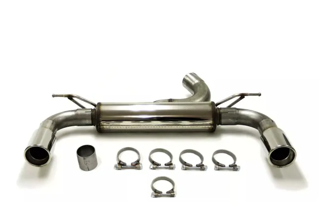 Simons Edelstahl Sportauspuffanlage Duplex 90 mm für BMW F32 420D