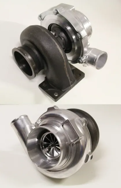 Turbolader GTX3076 HF High Flow 60A/R - 82A/R T3 Flansch kugelgelagert