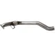 Hosenrohr Downpipe für Audi A4 A6 1.8T B6, Passat 1.8T 3BG/5B ø 76mm 3" aus Edelstahl