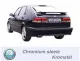 Simons Chromstahl Sportauspuffanlage 70x140 mm Eckig für SAAB 9-3 2.0T Coupé & Cabrio