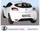 Simons Edelstahl Sportauspuff 76 mm Rund für Renault Mégane III 2.0 RS