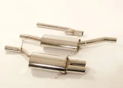 FMS Sportauspuff für Audi A4 B5 Quattro 2.4 2.6 2.8 2.5TDI aus Edelstahl mit EG-Genehmigung (eintragungsfrei)