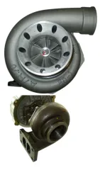 Turbolader GTR-650 HF (GT3584, GT35, GT35/40) 650PS 70>82A/R 360° Renngelagert